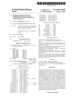 (12) United States Patent (10) Patent No.: US 7,855,195 B2 Buntinx (45) Date of Patent: *Dec