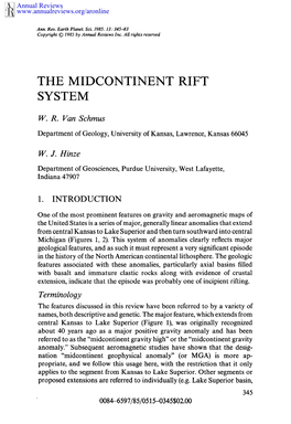 The Midcontinent Rift System