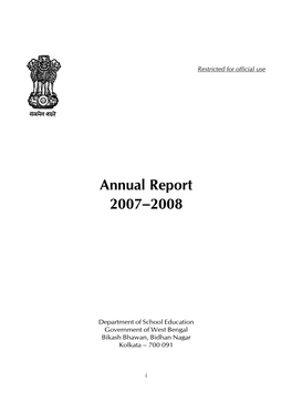 Annual Report 2007–2008