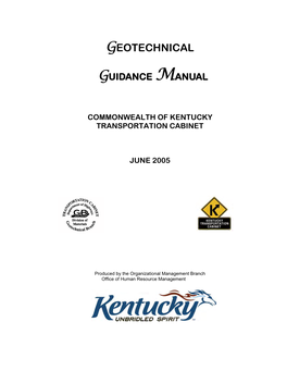 Geotechnical Guidance Manual