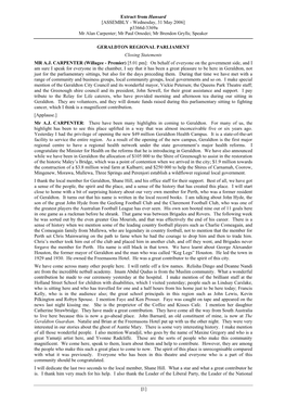 Extract from Hansard [ASSEMBLY - Wednesday, 31 May 2006] P3366d-3369A Mr Alan Carpenter; Mr Paul Omodei; Mr Brendon Grylls; Speaker