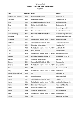 Martine Brand's Books Worldwide Distribution