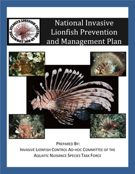 National Invasive Lionfish Prevention and Management Plan