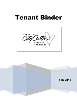 Tenant Binder