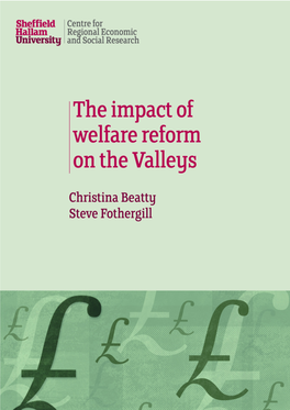Impact of Welfare Reform on the Valleys