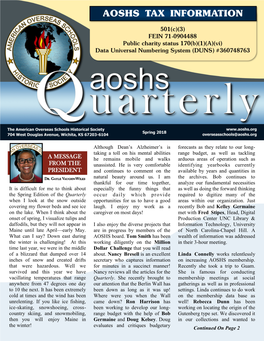 It Is Difficult for Me to Think About the Spring Edition of the Quarterly