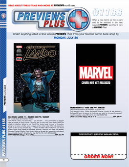 Previews Plus #1188