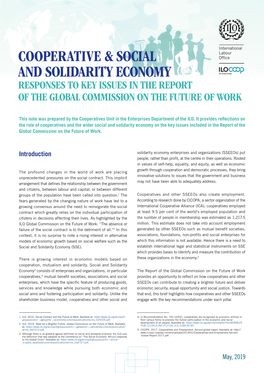 Cooperative & Social and Solidarity Economy