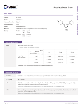 Product Data Sheet