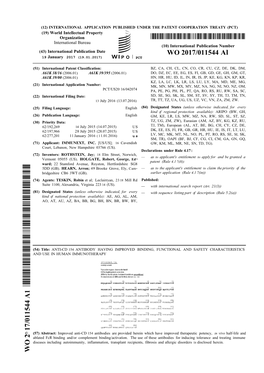 WO 2017/011544 Al 19 January 2017 (19.01.2017) P O PCT