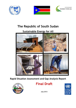 South Sudan Sustainable Energy for All