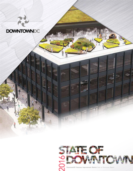 Downtowndc Business Improvement District State of Downtown Report Cover Art Rendering of the Renovated Dr