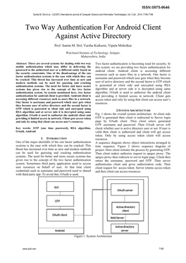 Two Way Authentication for Android Client Against Active Directory