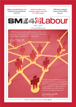 Small & Medium Enterprises for Labour 2018