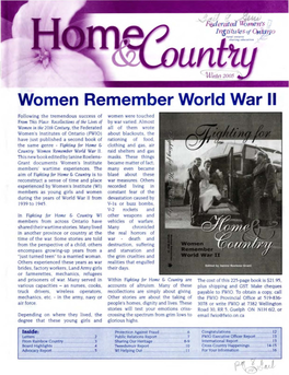 Women Remember World War II