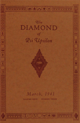 The Diamond of Psi Upsilon Mar 1941