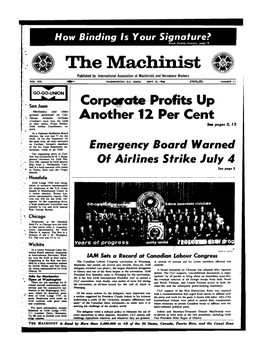 History the Machinist Strike of 1966 Part I