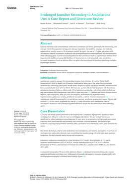 Prolonged Jaundice Secondary to Amiodarone Use: a Case Report and Literature Review