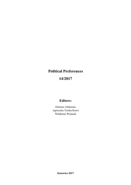 Political Preferences 14/2017