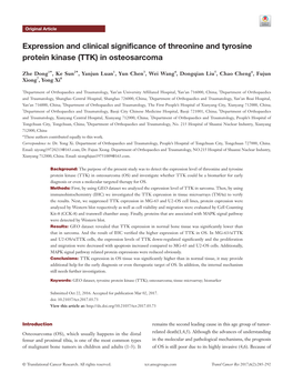 In Osteosarcoma