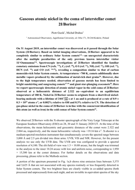 Gaseous Atomic Nickel in the Coma of Interstellar Comet 2I/Borisov