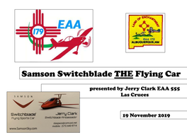 Samson Switchblade the Flying Car