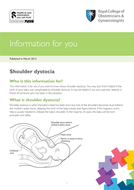 Shoulder Dystocia