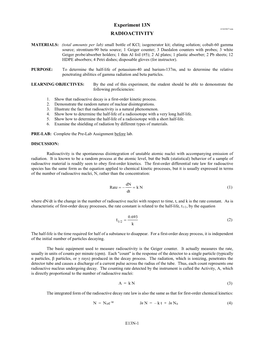 Nuclear Chemistry