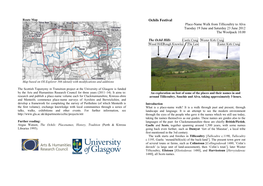 Tillicoultry and Alva, Clackmannanshire