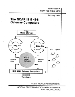 NCAR/TN-234+IA the NCAR IBM 4341 Gateway Computers