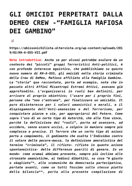 Famiglia Mafiosa Dei Gambino”