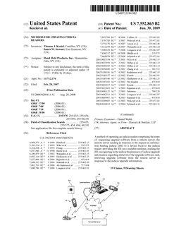 (12) United States Patent (10) Patent No.: US 7552,863 B2 Koziol Et Al