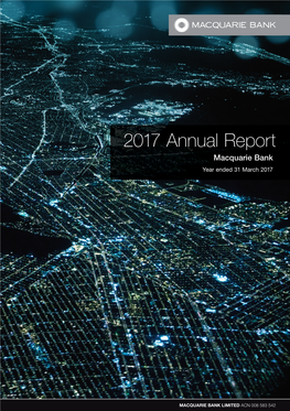 Macquarie Bank FY17 Annual Report