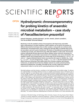 Hydrodynamic Chronoamperometry for Probing Kinetics Of