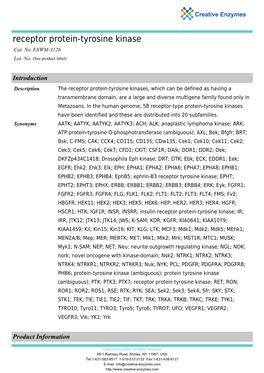 Receptor Protein-Tyrosine Kinase Cat