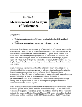 Measurement and Analysis of Reflectance