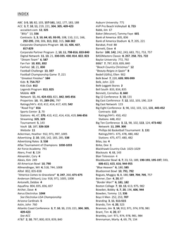 Abc 1-5, 10, 82, 103, 157-161, 162, 177, 183, 188 Acc 3, 7, 10, 11, 219