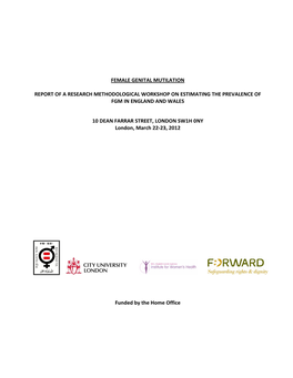 Female Genital Mutilation Report of a Research