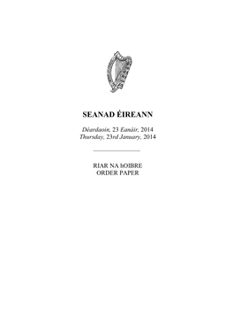 Seanad Éireann