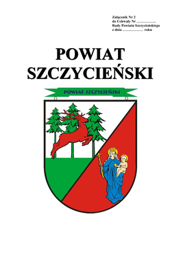 PLA GOSPODARKI ODPADAMI Dla Powiatu Szczycieńskiego Na Lata