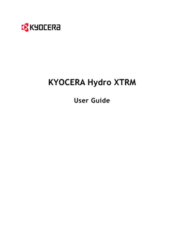 KYOCERA Hydro XTRM