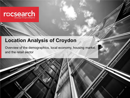 Location Analysis of Croydon