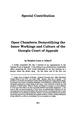 Demystifying the Inner Workings and Culture of the Georgia Court of Appeals