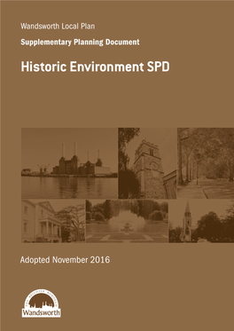 Historic Environment SPD