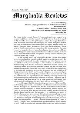 Marginalia Reviews