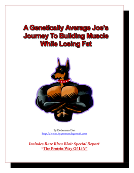 Includes Rare Rheo Blair Special Report “The Protein Way of Life” I Remember When I First Started Making Good Gains from My Bodybuilding Program
