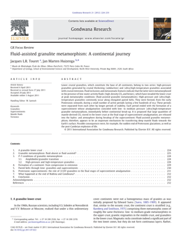 Fluid-Assisted Granulite Metamorphism: a Continental Journey