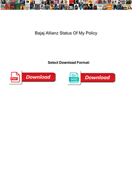Bajaj Allianz Status of My Policy
