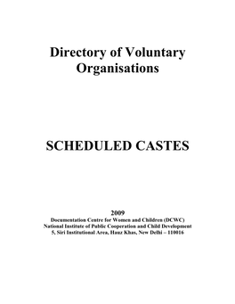 Scheduled Castes