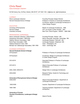 Chris Reed Stoss Landscape Urbanism